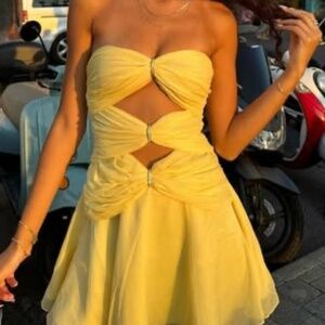 Cut out Party Dress - llana Dress - NJ